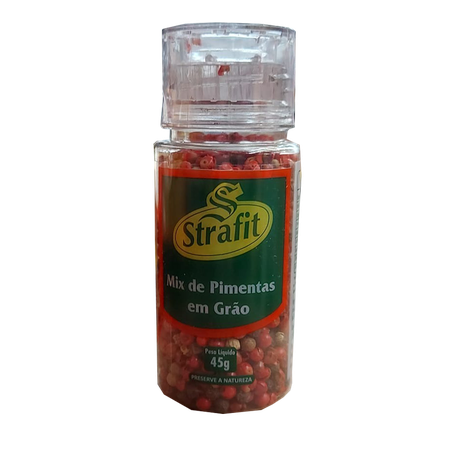 Mix De Pimentas Strafit Tubo C  Moedor 45g