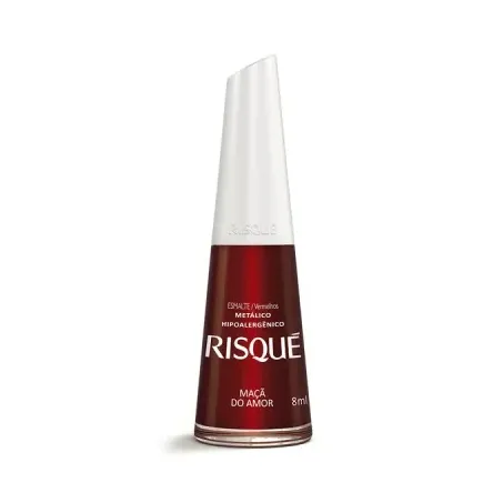 ESMALTE RISQUE 8ML METALICO MACA AMOR