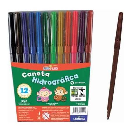 CANETA HIDRO 12PC LEO E LEO 4517