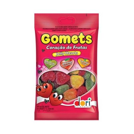 Goma dori gomets 150g coração frutas