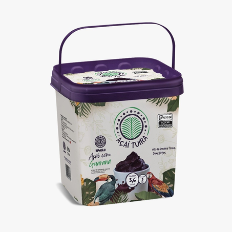 Açaí Com Guaraná Tuira 3,6L
