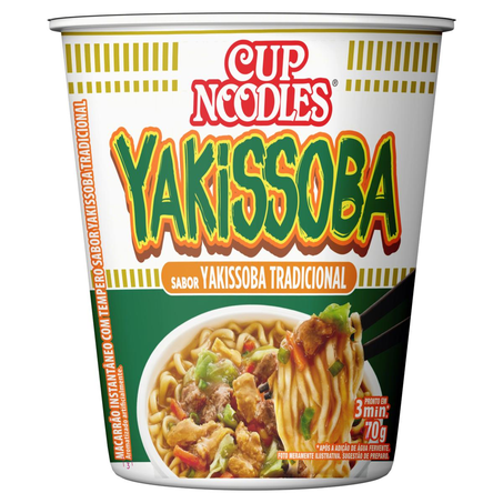 Massa Instantânea Cup Noodles Nissin 70g - Yakissoba