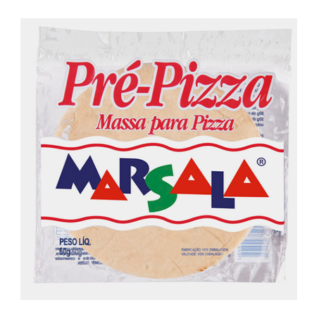 Massa pizza marsala 60g