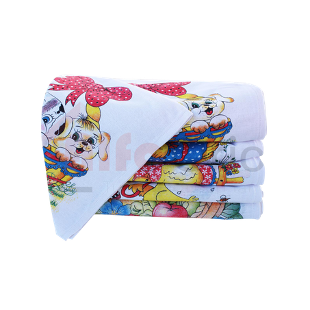 Pano estampado c-bainha 50x70 1105