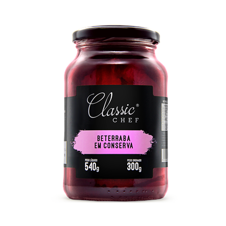 Beterraba em Conserva Classic Chef Embalagem 300G