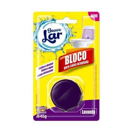 Bloco sanit suave lar 45g lavanda refil