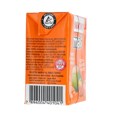 Água De Coco SococoTangerina 200ml 360-11
