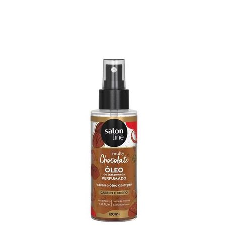 ÓLEO SALON LINE PERFUMADO MULTY CHOCOLATE CACHOS DOS SONHOS 120ML