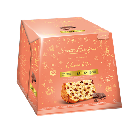PANETONE ZERO CHOCOLATE 400G - SANTA EDWIGES