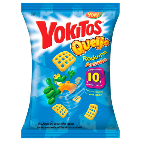 Salgadinho Yokitos Redinha Queijo Pacote 135G
