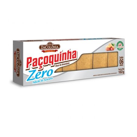 Pacoca Amendoim Da Colonia Zero Acucar 18g