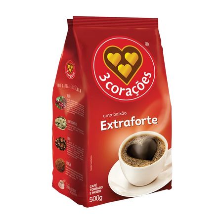 3 CORACOES CAFE ALMOFADA EX FORTE 500G