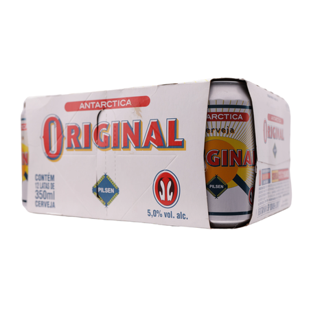 Cerveja antarctica original pilsen 350ml caixa com 12un 360-35