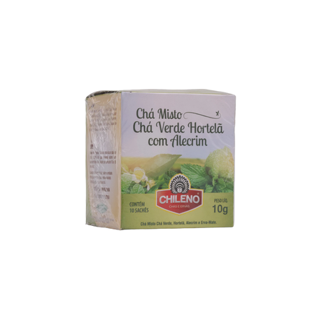 Cha chileno verde hortela alecrim 10g 360-56