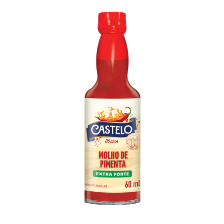 Molho Pimenta Castelo 60ml Extra Forte