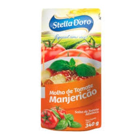 Molho stella doro sc 340gr manjericao