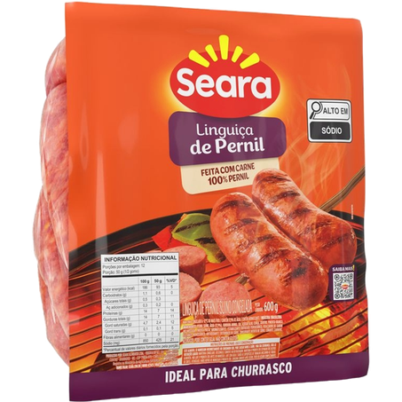 A.S. SEARA LINGUICA DE PERNIL SUINO 600G