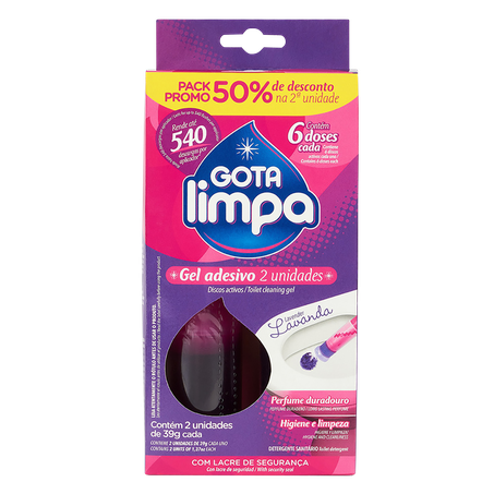 Gel adesivo gota limpa lav.prom.82g