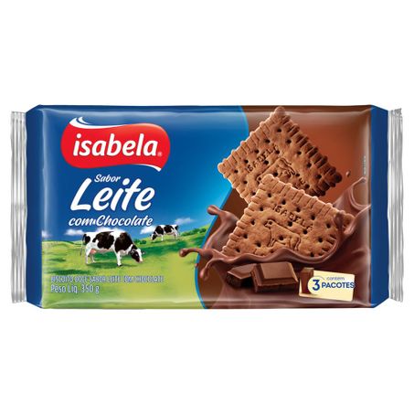 BISCOITO LEITE COM CHOCOLATE ISABELA