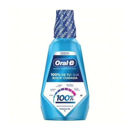 Antisséptico bucal 100% oral b 1l
