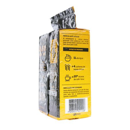 CAFÉ PÓ OURO VÁCUO TRADICIONAL 500G 360-41
