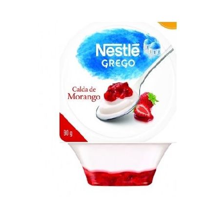 Iogurte nestle grego calda de morango 90g