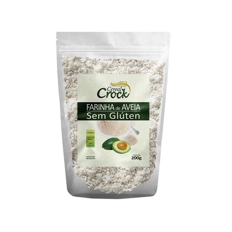FARINHA DE AVEIA S/G CROCK 200GR