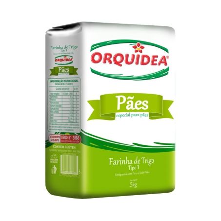 Farinha de trigo orquidea para pães 5kg