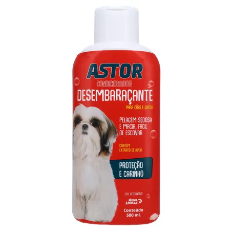 CONDICIONADOR ASTOR DESEMBARACANTE CAES E GATOS 500ML