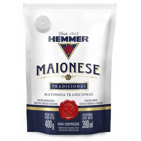 MAIONESE HEMMER COM BICO DOSADOR 400G