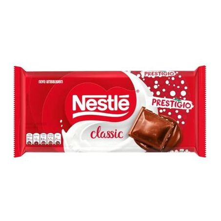 Chocolate barra nestle prestigio 90g