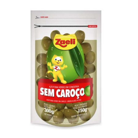 AZEITONAS SEM CAROCO ZAELI 150G