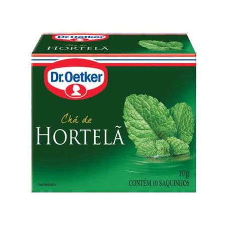 Chá de Hortelã Dr Oetker Caixa com 10un - 10gr