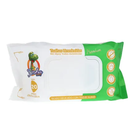 TOALHAS UMEDECIDAS FERINHA BABY PREMIUM TOQUE SUAVA PACOTE C/120UNID 360-35