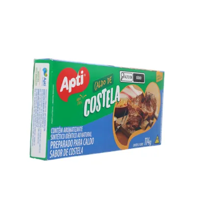 CALDO DE COSTELA EM CUBO APTI CAIXA 114G 360-30