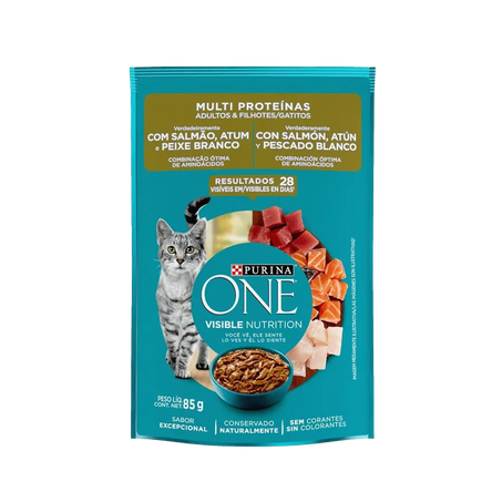 Alimenro Cães Purina One Superfoods Salmão 85g