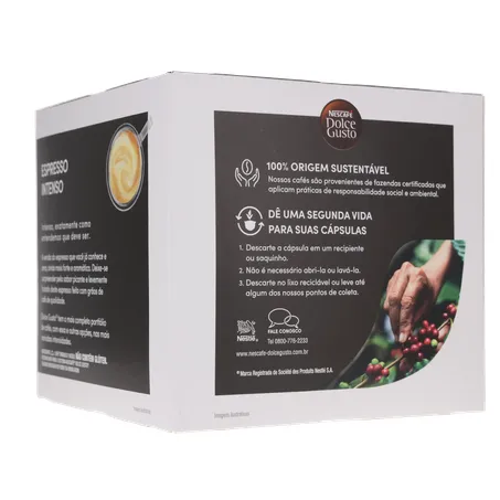 CAFÉ CÁPSULAS DOLCE GUSTO ESPRESSO INTENSO C/10 UN 360-15