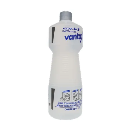 Alcool líquido vantax 46,2º pet 1l 360-33