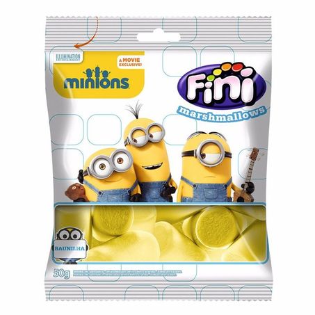 Bala fini 50g marshmallows minions
