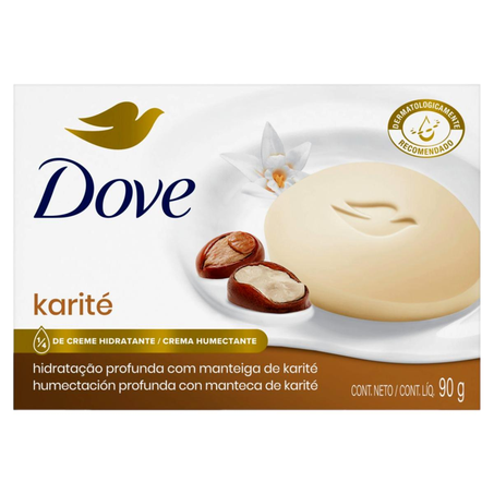 Sabonete Dove 90g - Karité e Baunilha