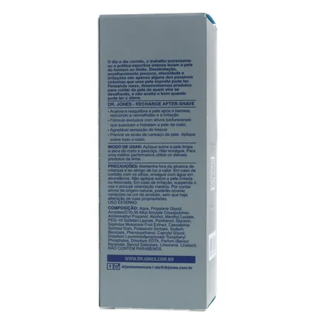 Gel Pós-Barba Dr. Jones Energizante Caixa 75ml 360-19