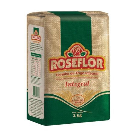 FARINHA TRIGO ROSEFLOR 1KG INTEGRAL
