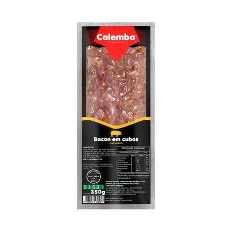 Bacon em Cubos Calemba 350G