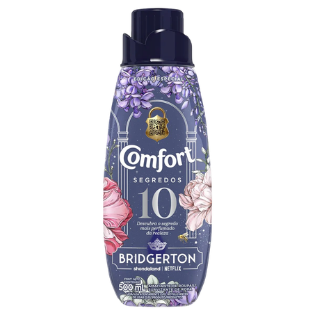 Amaciante concentrado comfort segredos 10 bridgerton 500ml