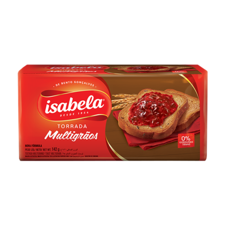 TORRADA ISABELA MULTIGRÃOS 142G