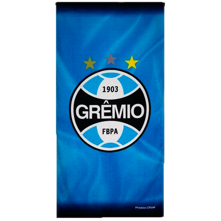 Toalha bouton banho gremio 70x140