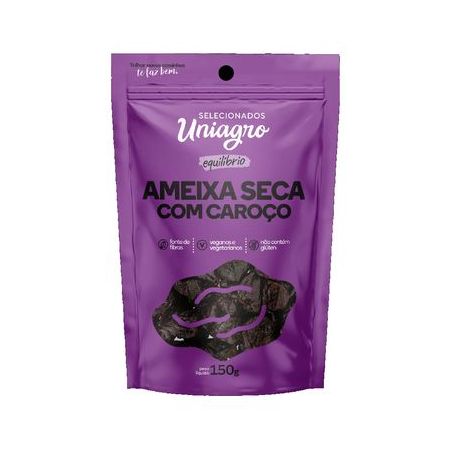 AMEIXA PRETA UNIAGRO COM CAROÇO 150G