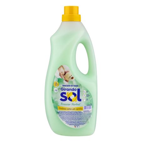 AMACIANTE DE ROUPA DILUÍDO FRESCOR HERBAL GIRANDO SOL 2L