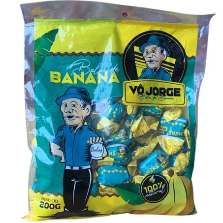 Bala vo jorge 250g banana
