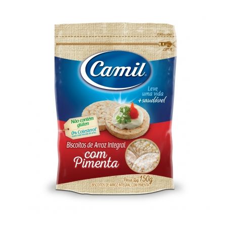 Bisc arroz camil integral pimenta 150g